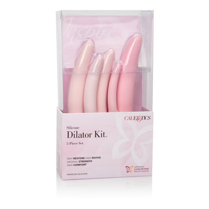 CalExotics Inspire Silicone Dilator Kit - 5 Piece Set - Pink