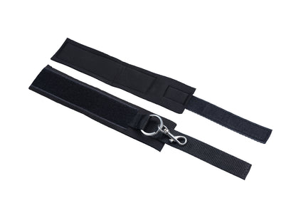 XR Brands Interlace Over and Under the Bed Restraint Set – Black