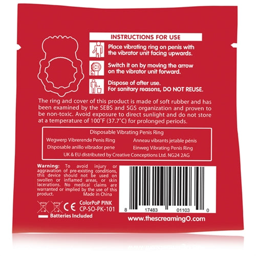 Screaming O Quickie Vibrating Ring – Pink