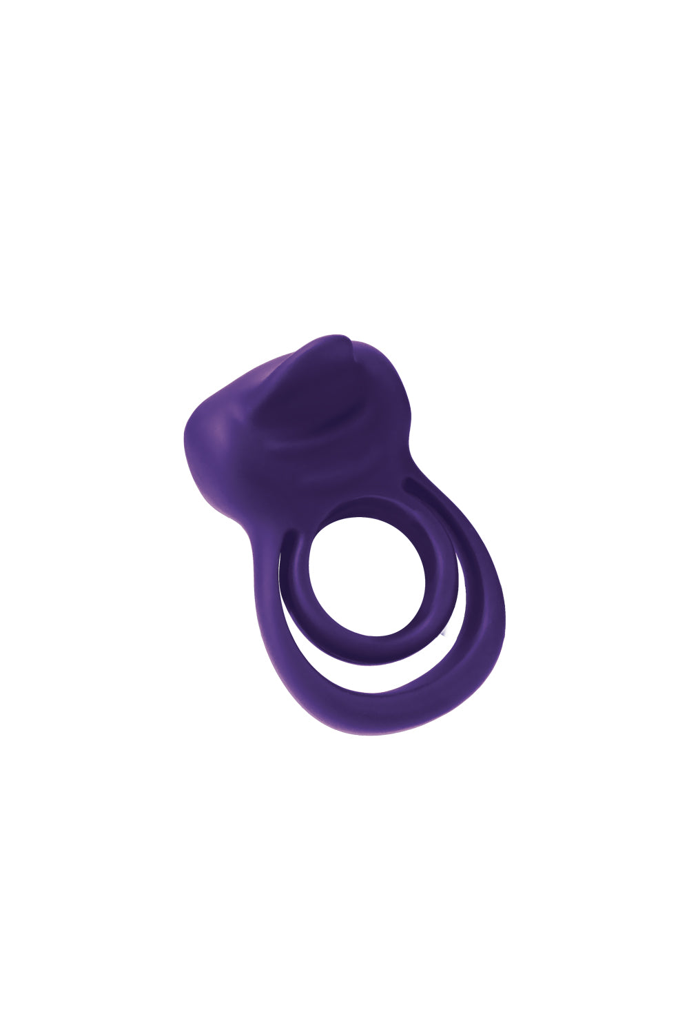 VeDO Thrust Rechargeable Silicone Vibrating Dual C-Ring Cock Ring – Purple