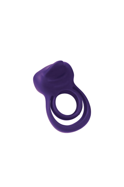 VeDO Thrust Rechargeable Silicone Vibrating Dual C-Ring Cock Ring – Purple