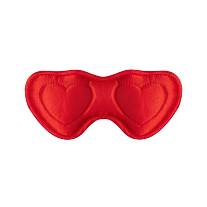 Sportsheets Amor Blindfold - Red Satin Eye Mask with Foam Padding