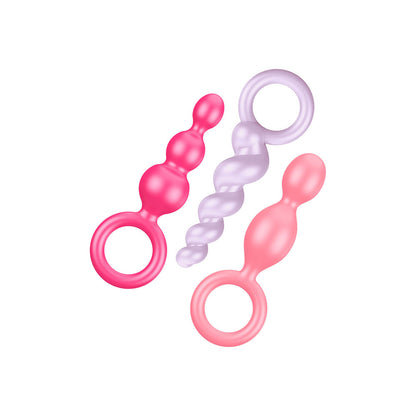 Satisfyer Booty Call 3 Piece Set – Multi Colored Anal Plugs