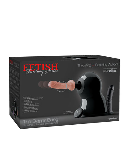 Pipedream Bigger Bang Thrusting & Rotating Sex Machine - Black
