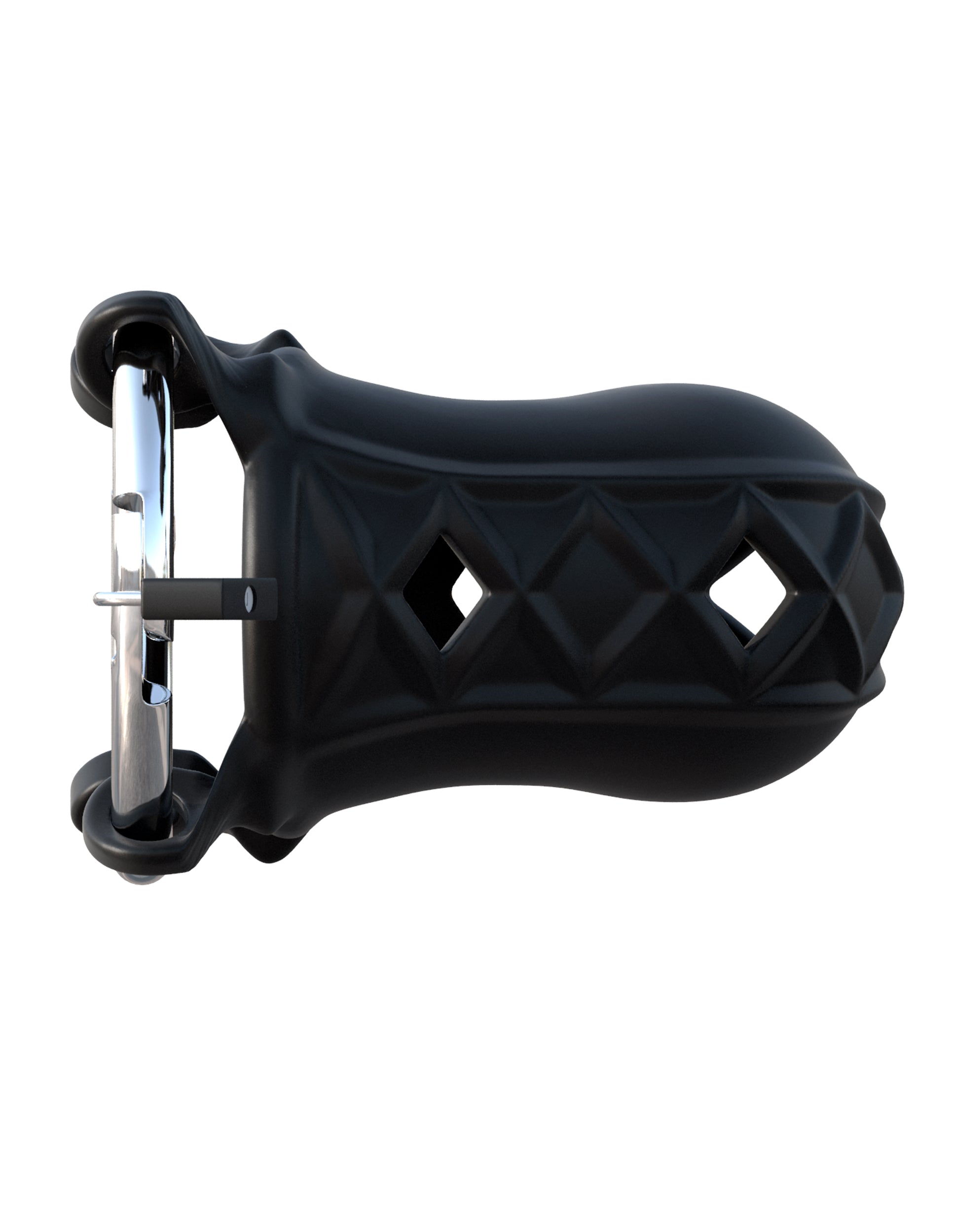 Fantasy C-Ringz Extreme Silicone Cock Blocker – Black Chastity Device