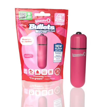 Screaming O 4T Bullet – Super Powered One Touch Vibrating Bullet – Pink