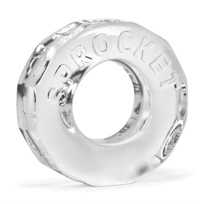 Oxballs Sprocket Cockring - Clear - Stretchy and Comfortable Fit