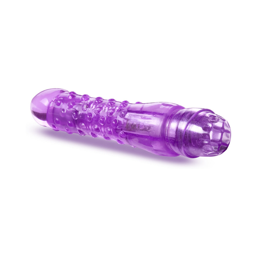 Blush Naturally Yours Bump n Grind Textured Slimline Vibrator – Purple
