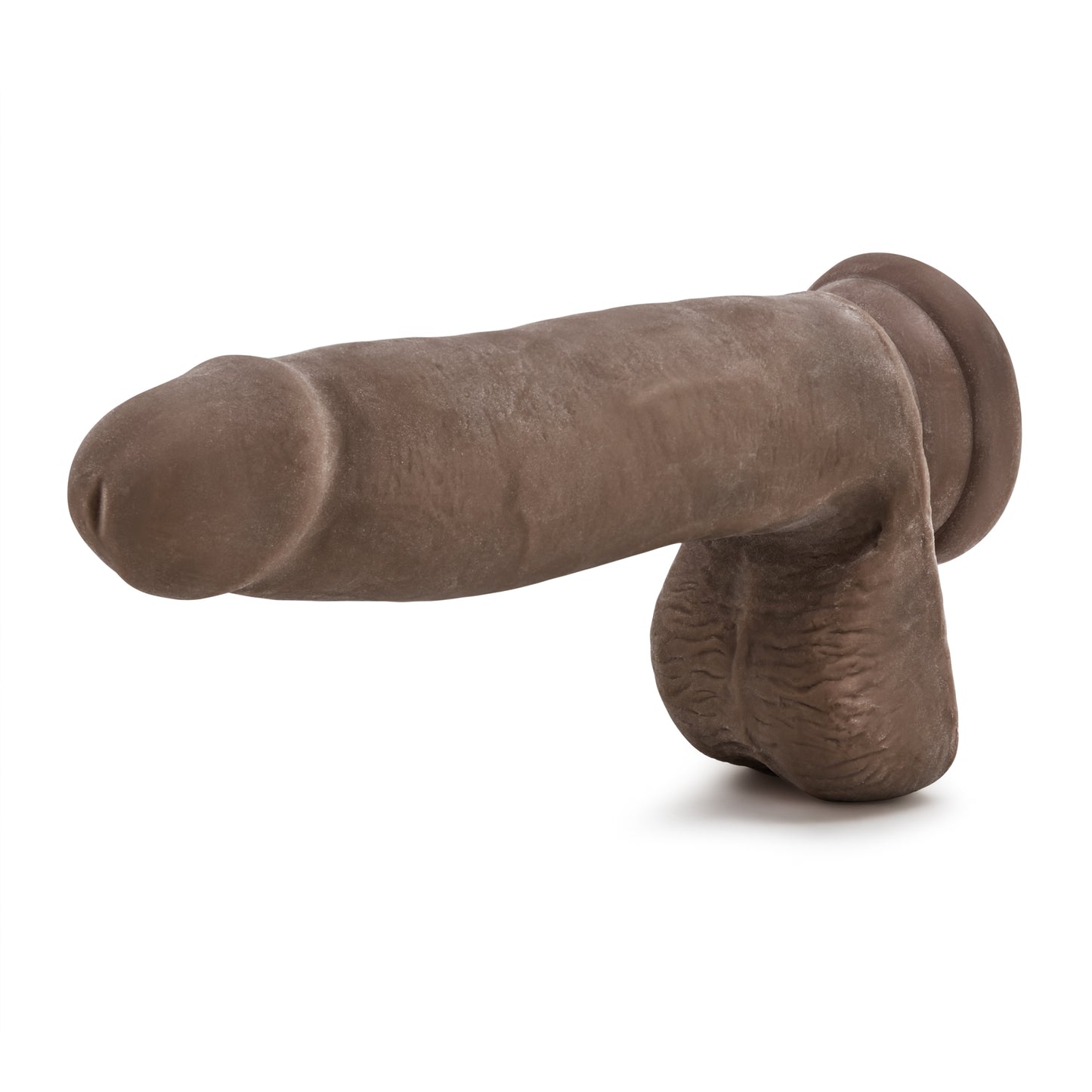 Blush Novelties Au Naturel 7 Inch Sensa Feel Dildo - Chocolate
