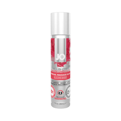 JO All-In-One Sensual Massage Glide Warming – Clear – 1 oz.