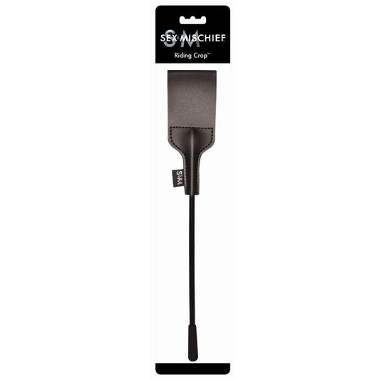 Sportsheets Sex & Mischief Riding Crop – Black
