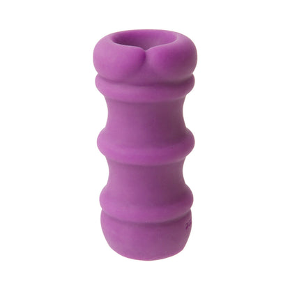 Doc Johnson Mood Pleaser UR3 Thick Ribbed Masturbator - Purple