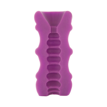 Doc Johnson Mood Pleaser UR3 Thick Ribbed Masturbator - Purple