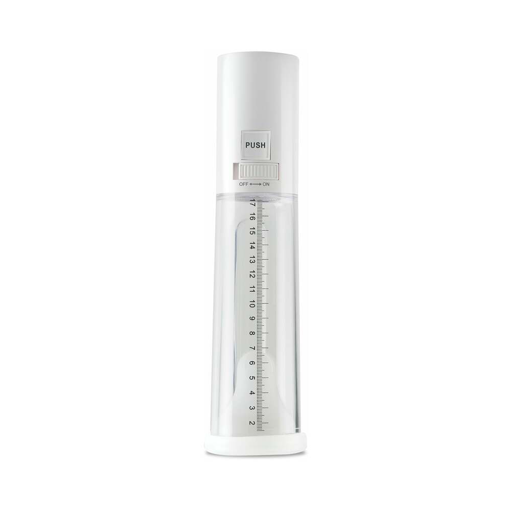 Pipedream Mega-VAC Power Pump – Clear/White – Automatic Penis Pump