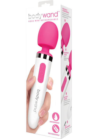 XGEN Bodywand Aqua Mini Silicone Rechargeable Massager - Pink - Waterproof