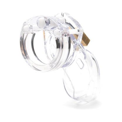 CB-X CB-6000 Male Chastity Device with 3.25 Inch Cage Length - Clear