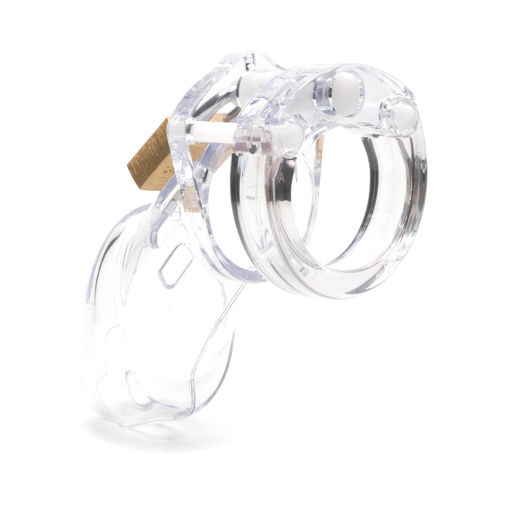 CB-X CB-6000 Male Chastity Device with 3.25 Inch Cage Length - Clear