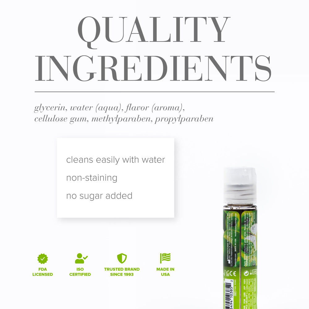 JO H2O Green Apple Delight Flavored Water-Based Lubricant 1 oz