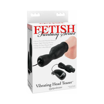 Pipedream Fetish Fantasy Series Vibrating Head Teazer Glans Massager - Black