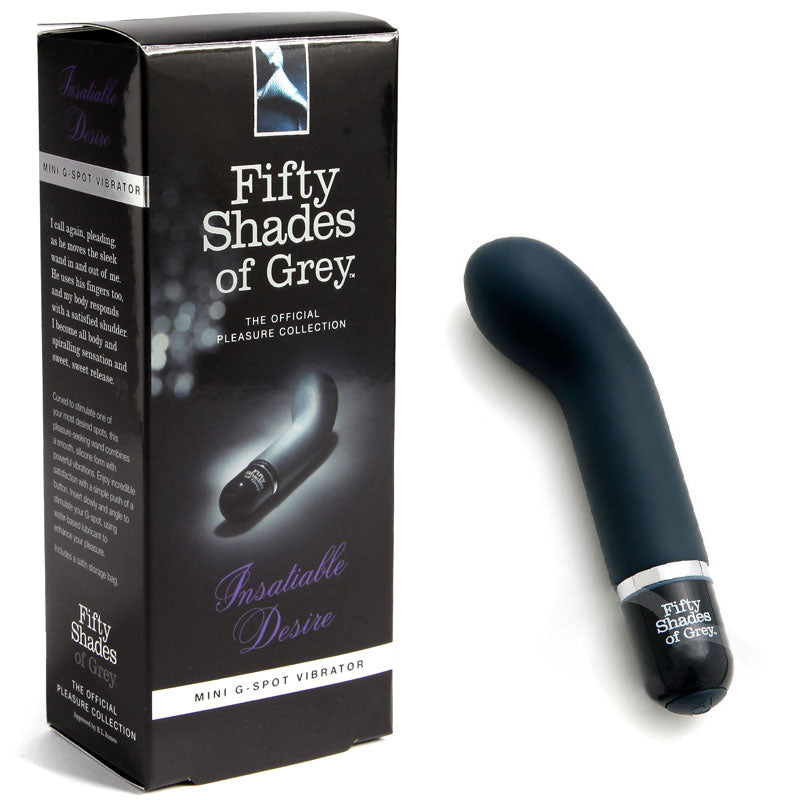 Fifty Shades of Grey Insatiable Desire Mini G-Spot Vibrator – Black