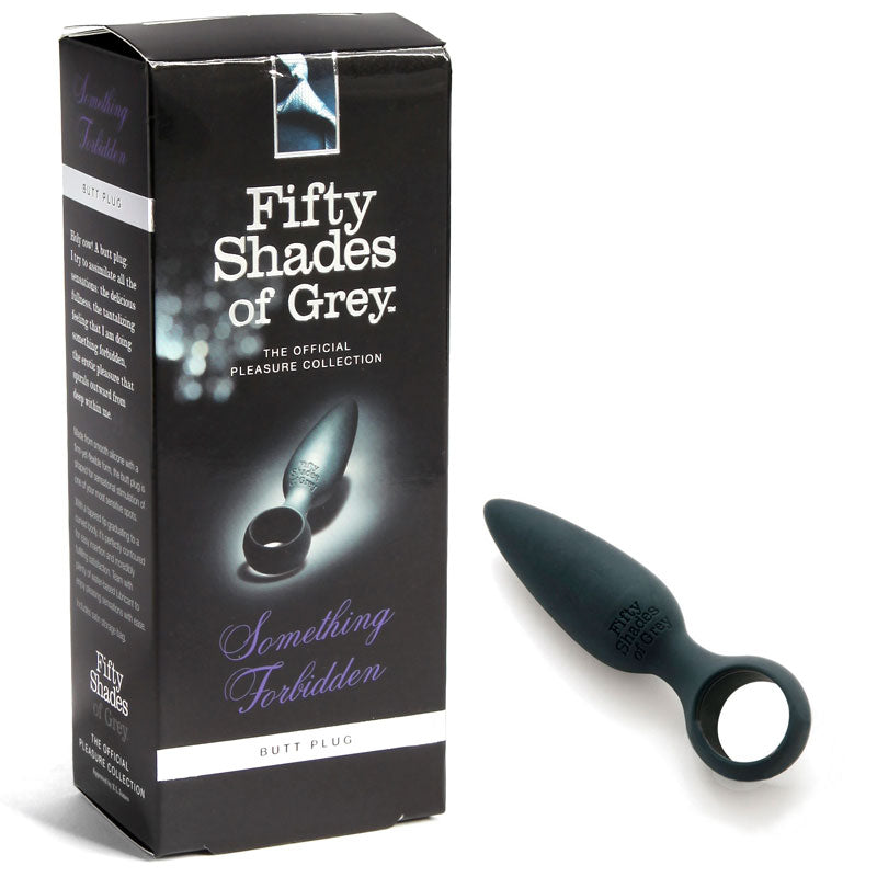 Fifty Shades of Grey Something Forbidden Silicone Butt Plug – Black