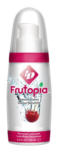 I.D. Lubricants Frutopia Natural Flavor Cherry Personal Lubricant – 3.4 Oz