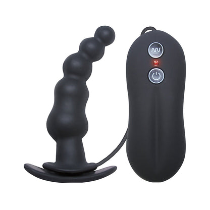 NS Novelties Tinglers Vibrating Plug – Black – Silicone with Intense Vibration