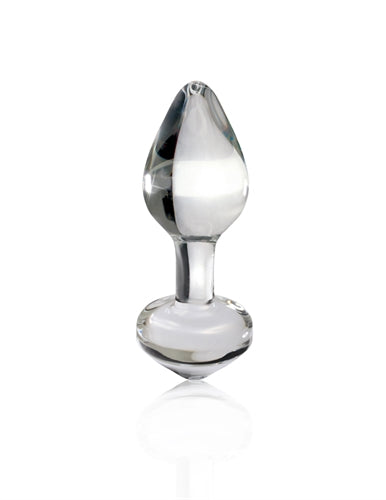 Pipedream Icicles No. 44 Glass Anal Plug with Tapered Tip – Clear