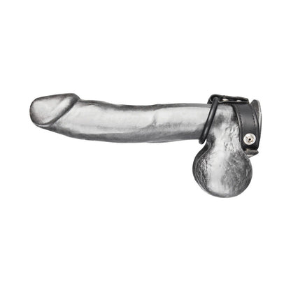 Blue Line C&B Gear Dual Stamina Ring - Black - Enhances Girth and Provides Stimulation