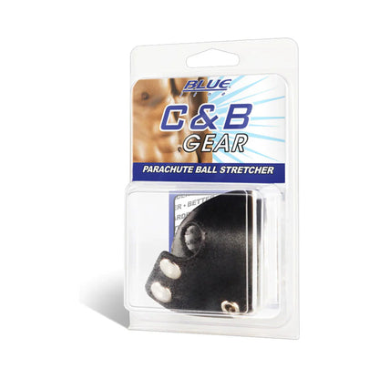 Blue Line C&B Gear V-Style Cock Ring with Ball Divider - Black