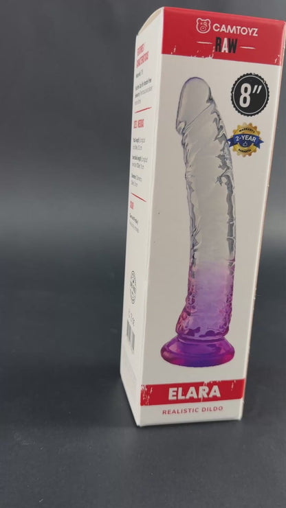 Camtoyz Elara Realistic Dildo – Clear