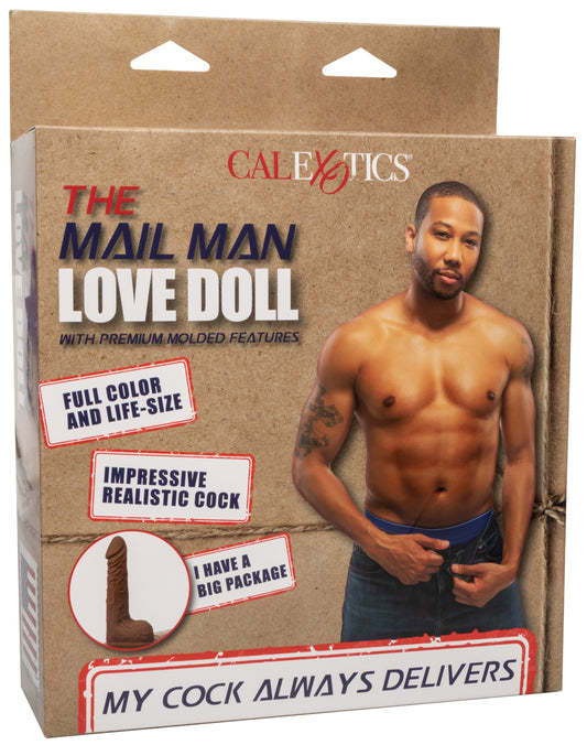 CalExotics Mail Man Love Doll – Life-Like Inflatable Male Doll – Multi-Color