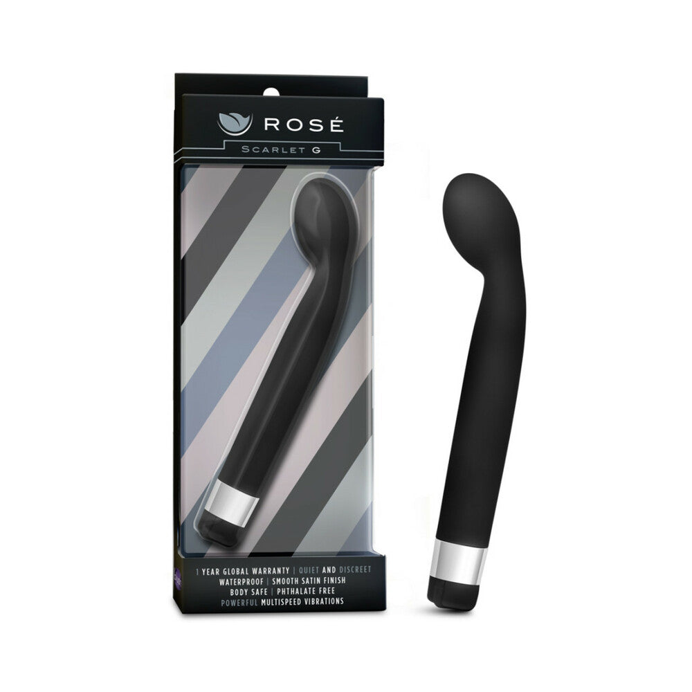 Blush Rose Scarlet G Slimline G-Spot Vibrator – Black – Multi-Speed