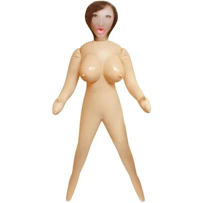 Nasstoys Ming Inflatable Love Doll with 3 Love Holes - Beige