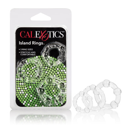 CalExotics Island Rings Beaded Rings – Clear – Waterproof