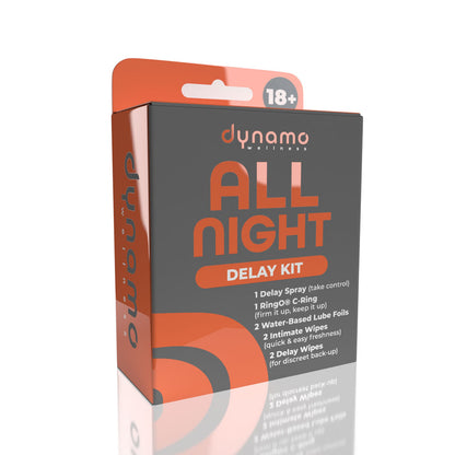 Screaming O All Night Intimacy Kit – Includes Delay Spray, C-Ring, and Lubricants