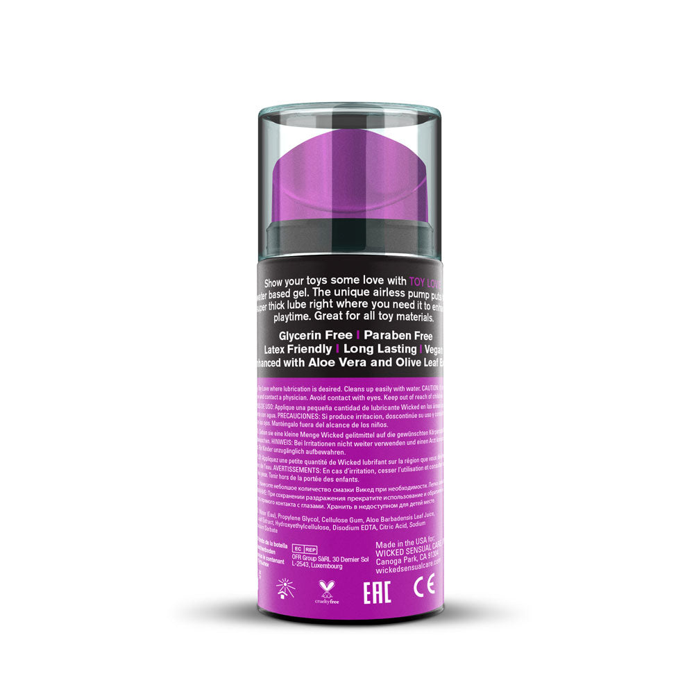 Wicked Toy Love Gel for Intimate Toys – 3.3 Fl. Oz.