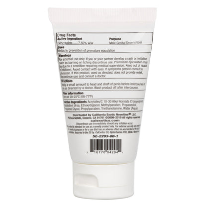 CalExotics Optimum Rock Hard Cream - Desensitizer with 7.5% Benzocaine - 2 Fl. Oz.