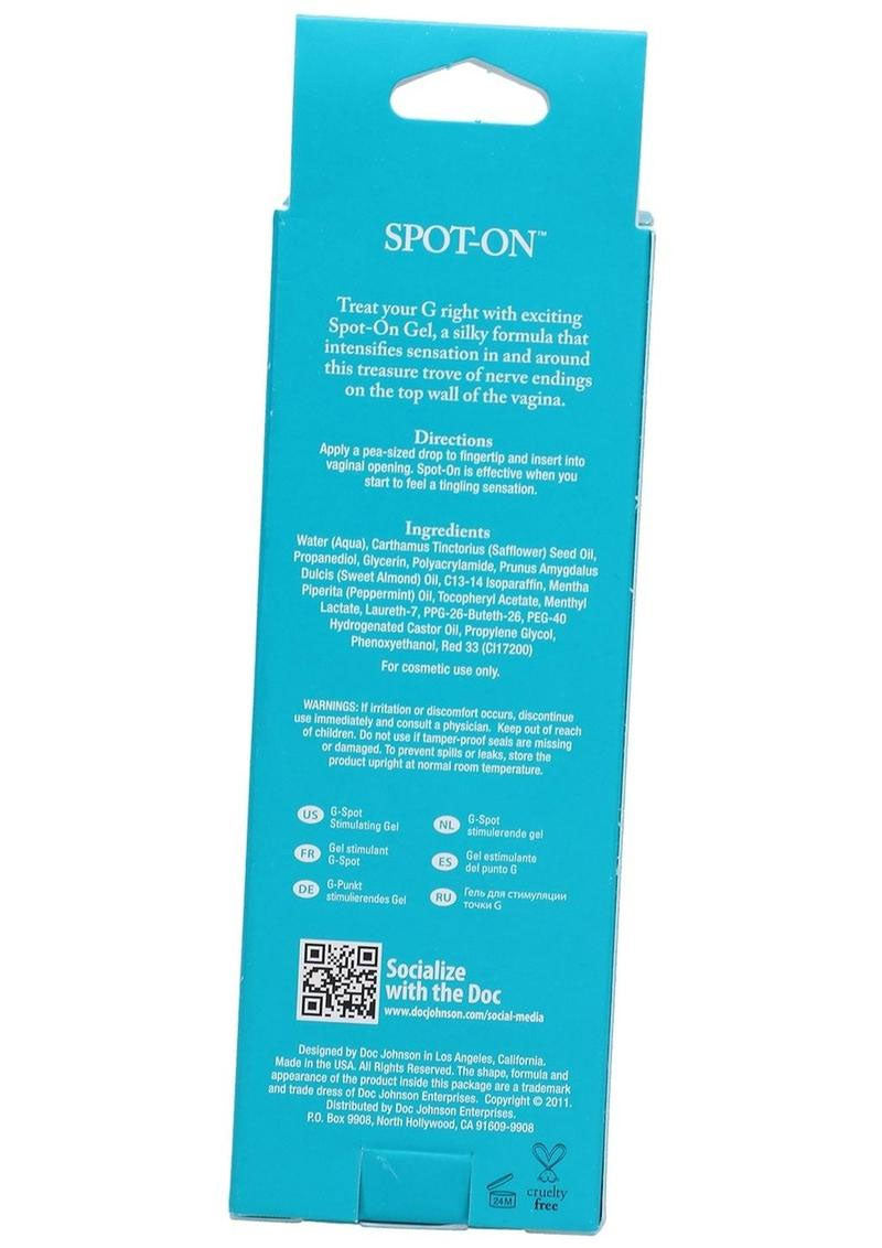Doc Johnson Spot-On G-Spot Stimulating Gel for Women 2 Oz
