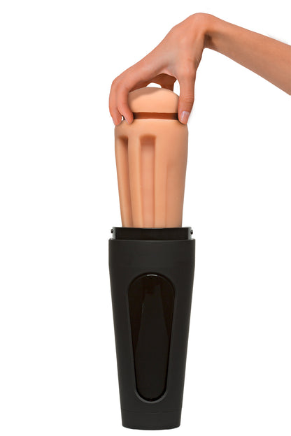 Main Squeeze Kylie Rocket Ultraskyn Stroker - Realistic Texture - Beige