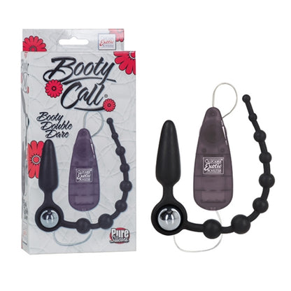 CalExotics Booty Call Booty Double Dare – Black Silicone Probe with Multi-Speed Vibrations