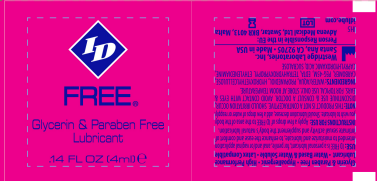 I.D. Lubricants ID Free Personal Lubricant 4ml Foil Jar – Water-Based, Hypoallergenic