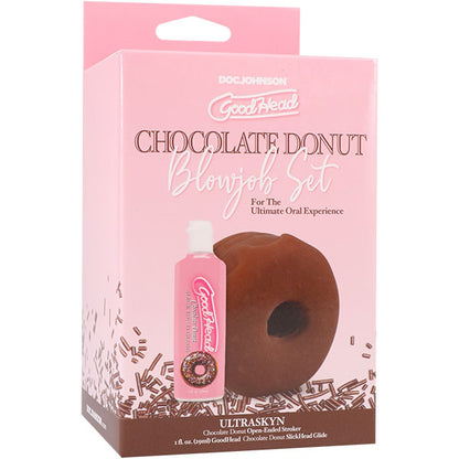 Doc Johnson Goodhead Chocolate Donut Blowjob Set – Brown
