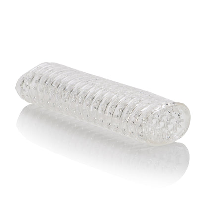 CalExotics Hand Job Stroker – Super-Stretchy Textured Masturbation Sleeve – Gold