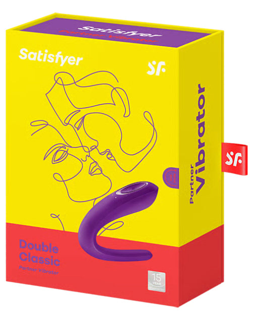 Satisfyer Partner Toy – Couples Vibrator with 10 Programs – Purple