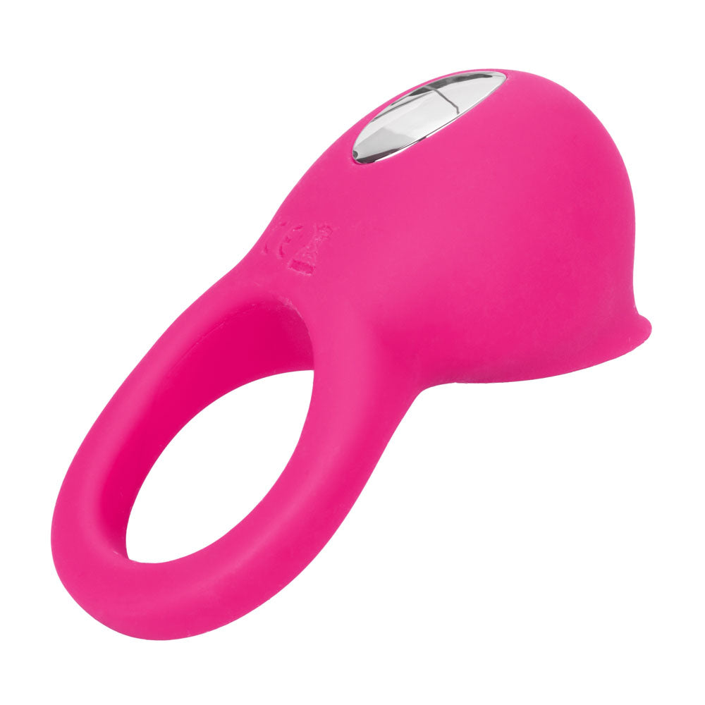 CalExotics Silicone Rechargeable Teasing Tongue Enhancer - Pink