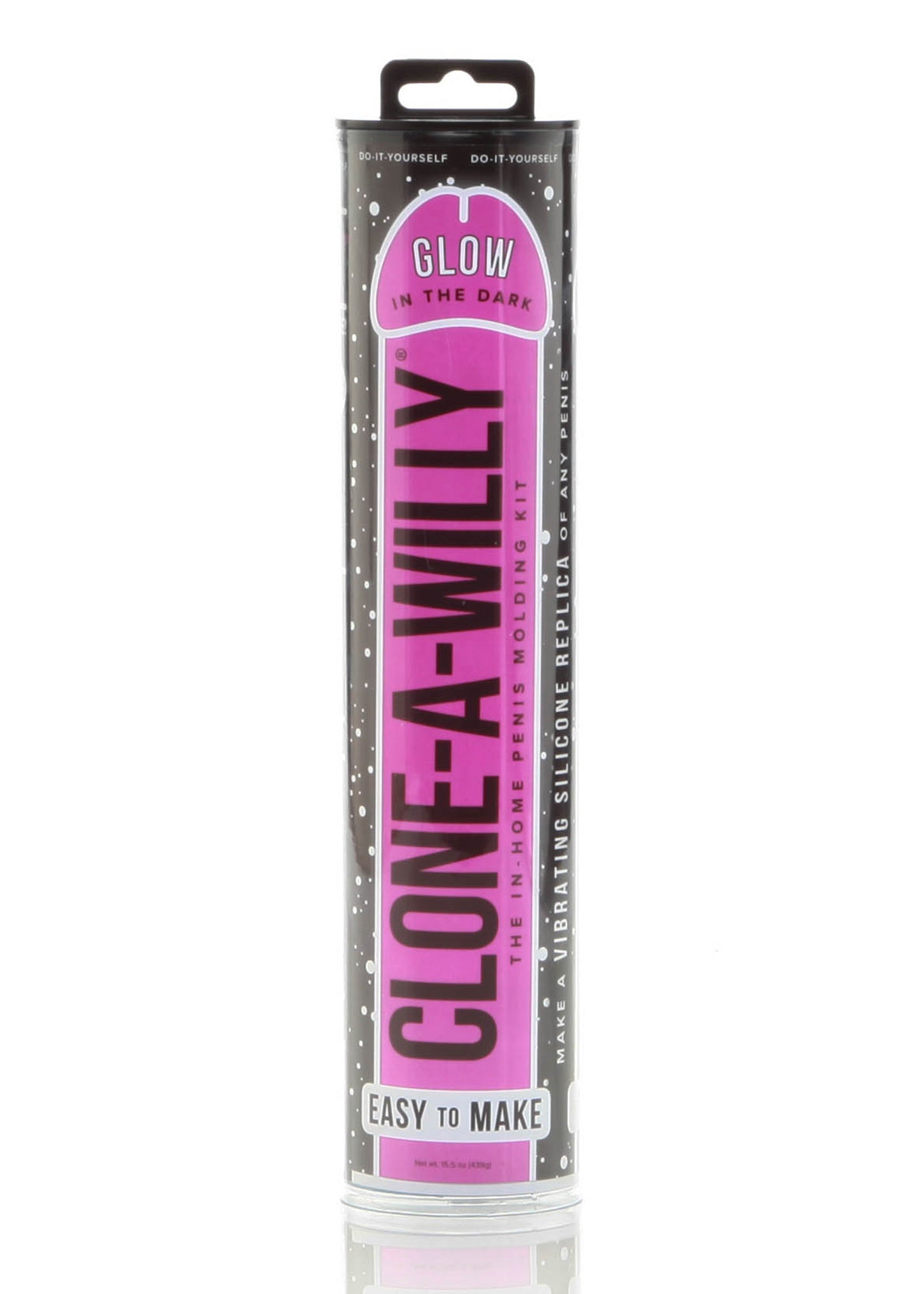 Clone-a-Willy Glow-in-the-Dark Kit - Pink Homemade Dildo Kit with Vibrating Unit