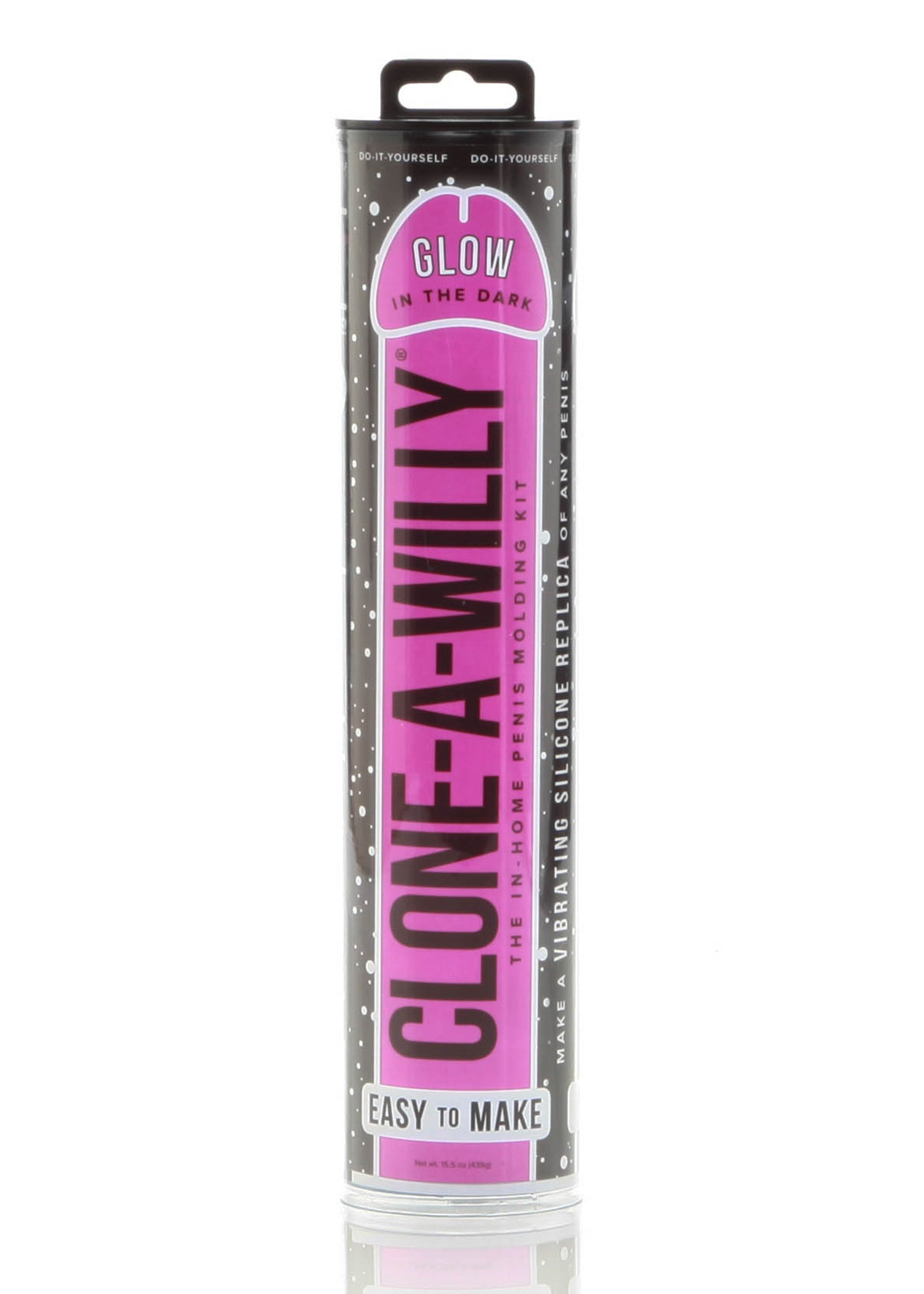 Clone-a-Willy Glow-in-the-Dark Kit - Pink Homemade Dildo Kit with Vibrating Unit