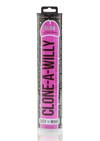 Clone-a-Willy Glow-in-the-Dark Kit - Pink Homemade Dildo Kit with Vibrating Unit