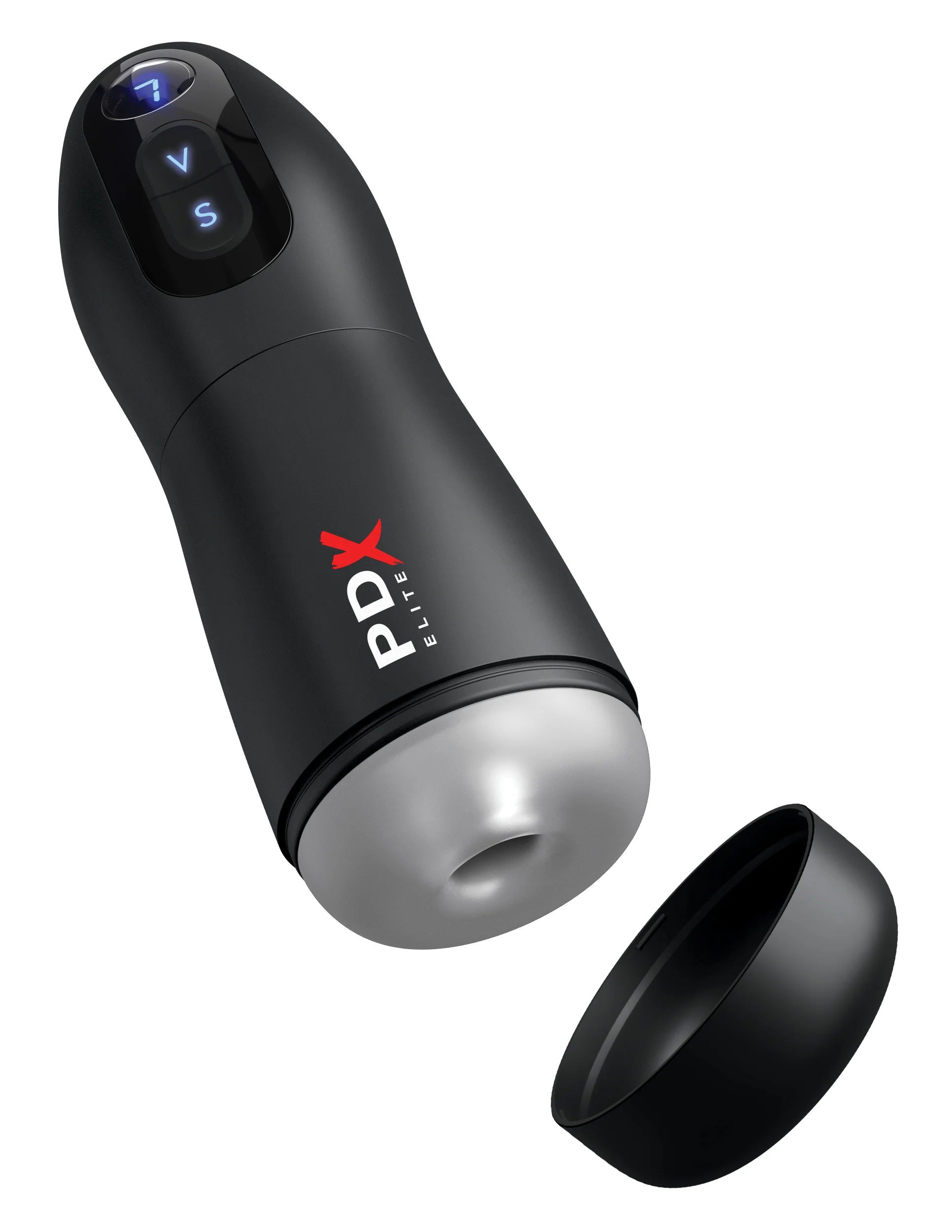 Pipedream PDX ELITE SUCK-O-MATIC Stroker with Suction and Vibration - Black